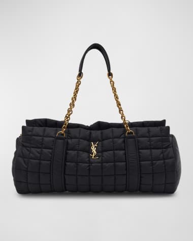 Saint Laurent Gloria Travel YSL Duffel Bag in Quilted Nylon