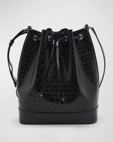Saint Laurent Manhattan Medium Shoulder Bag in Croc-Embossed Leather