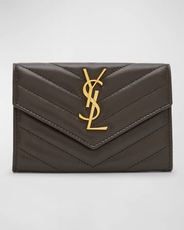 Saint Laurent YSL small envelope bag dark beige – Lady Clara's