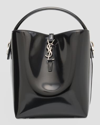 Saint Laurent Le 37 YSL Bucket Bag in Spazzolato Leather
