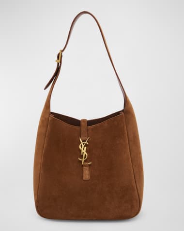 Saint Laurent Le 5 A 7 Small Suede Hobo Shoulder Bag
