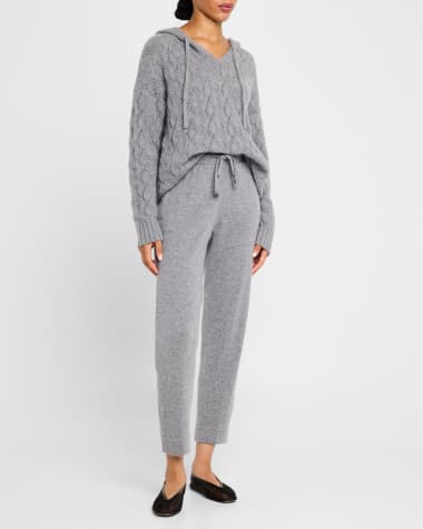 TSE Cashmere Recycled Cashmere Cropped Jogger Pants