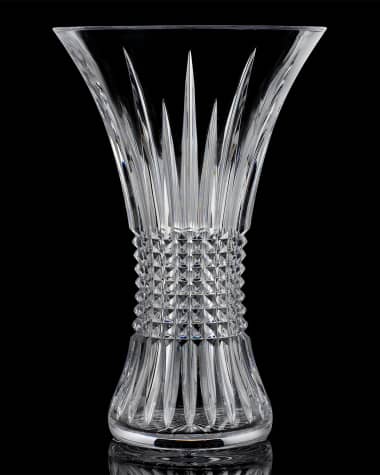 Waterford Crystal Lismore Diamond 14" Vase Lismore Diamond 12" Vase