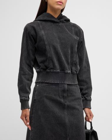 Jean évasé 3.1 Phillip Lim Taille 6 US - Neuf Avec étiquette, En Coton, Couleur Bleu/gris