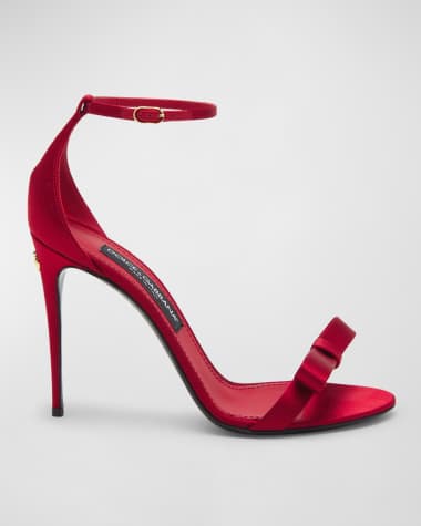 Dolce&Gabbana Satin Bow Stiletto Heels