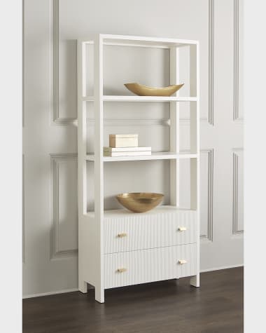 Worlds Away Barklee Etagere
