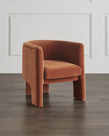 Worlds Away Marlow Barrel Chair