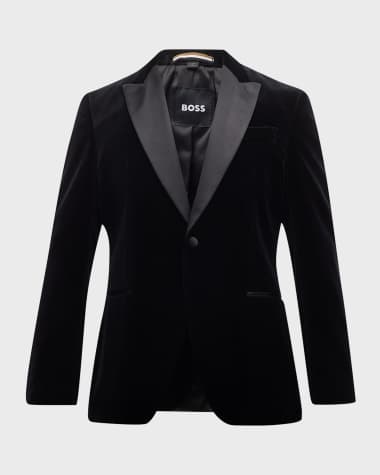 BOSS Men's Velvet Peak-Lapel Dinner Jacket
