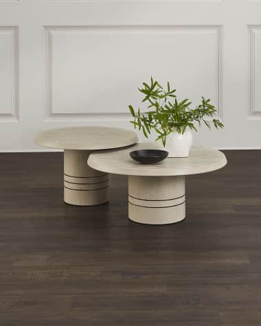 Interlude Home Hunt Nesting Cocktail Tables, Set of 2