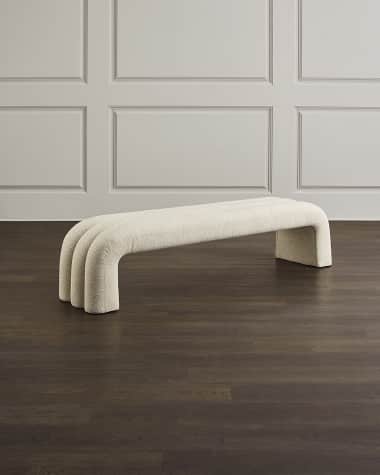 Interlude Home Mercier Bench - 76"