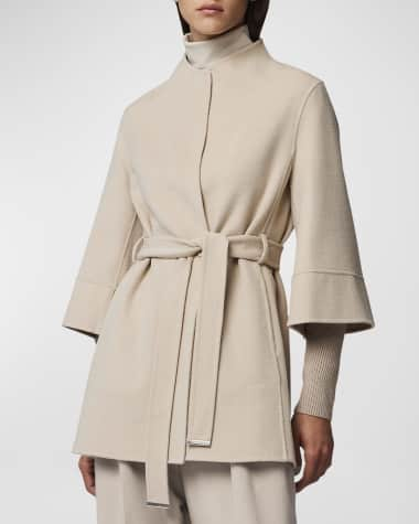 Graphic Quilted Nylon Hooded Wrap Coat - Women - Ready-to-Wear