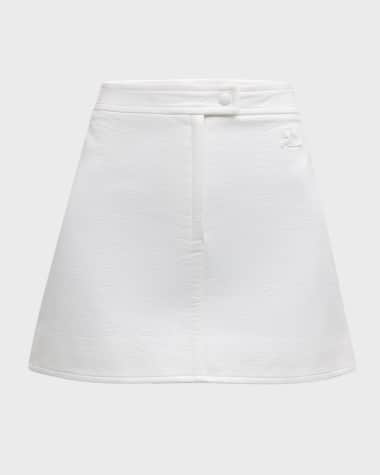 Courreges Reedition Vinyl Mini Skirt