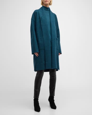 Eileen fisher deals blue coat