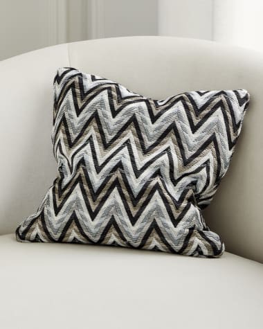 Louis Vuitton Inspired Pillow Cover Decorative Pillow Black Beige