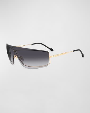 Isabel Marant Metal & Acetate Shield Sunglasses