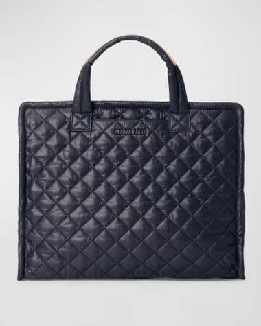 MZ WALLACE Medium Box Quilted Nylon Tote Bag