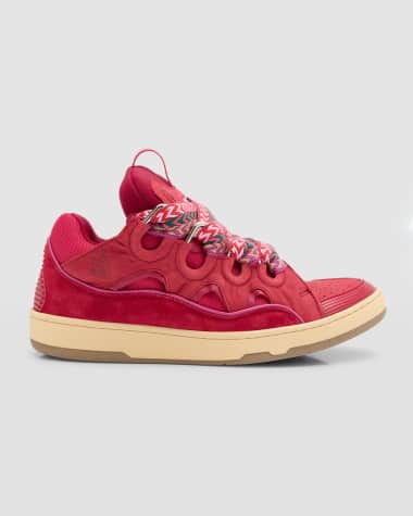 Lanvin Men's Curb Chunky Low-Top Sneakers