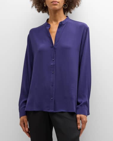 Eileen fisher petite tops 2025