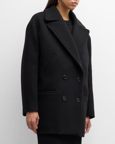 THE ROW Atis Wool-Cashmere Double-Breasted Coat