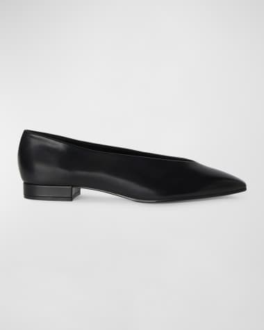 Loro Piana Rebecca Calfskin Ballerina Flats