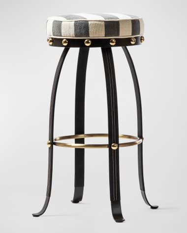 MacKenzie-Childs Flatiron Counter Stool