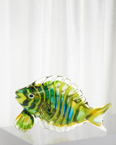 Dale Tiffany Varadero Fish Art Glass Figurine