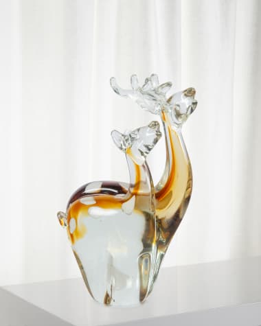 Dale Tiffany Arroyo Deer Art Glass Figurine