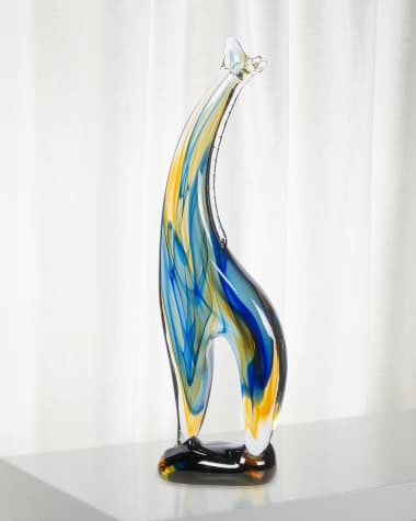 Dale Tiffany Artesia Giraffe Art Glass Figurine