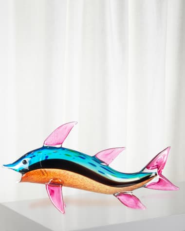 Dale Tiffany Akala Fish Art Glass Sculpture