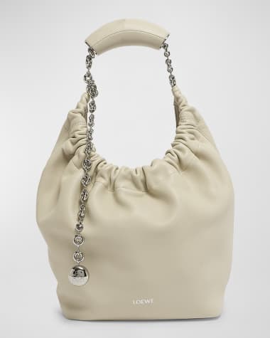 Loewe Squeeze Small Shoulder Bag in Napa Leather