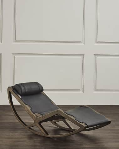 Four Hands Tarelton Zero-Gravity Leather Chaise
