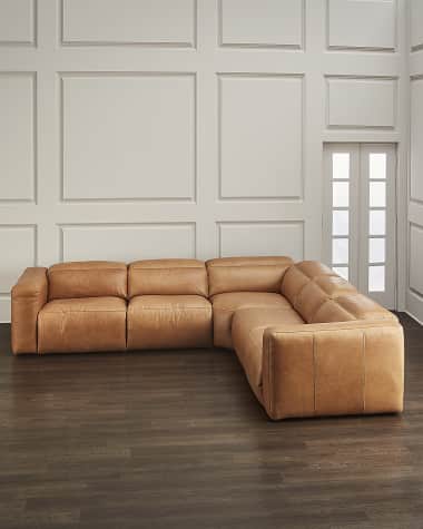 Four Hands Radley 5-Piece Power Recliner Sectional