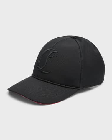 Christian Louboutin Men's Mooncrest Embroidered Baseball Hat