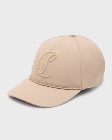 Christian Louboutin Men's Mooncrest Embroidered Baseball Hat