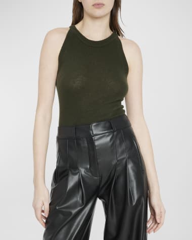 Veronica Beard Myrick Cashmere Tank Top