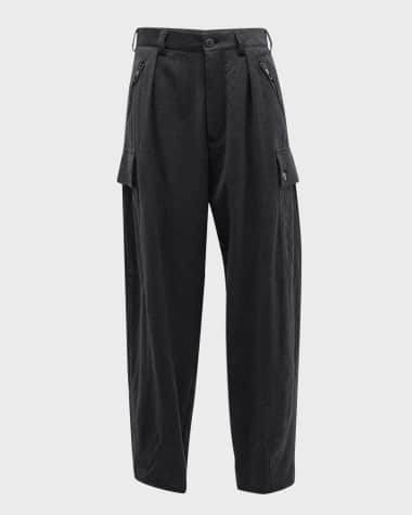 Mens designer cargo discount trousers