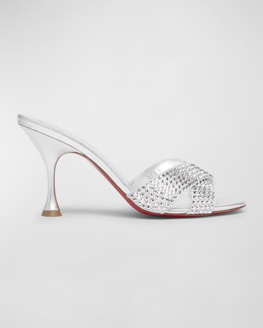 Christian Louboutin Women s Silver Shoes Neiman Marcus