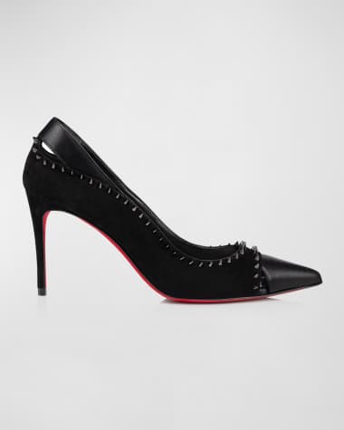 Red bottom chunky heels sale