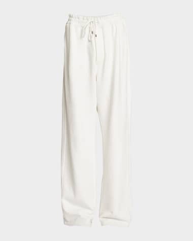 Saint Laurent Men's Wide-Leg Sweatpants