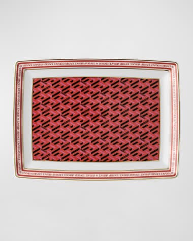 Versace La Greca Signature Letter Tray, 7"