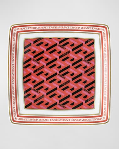 Versace La Greca Signature Mini Canape Plate