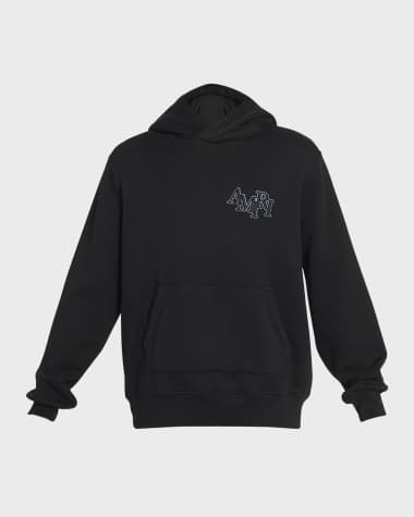 Amiri Men's Staggered Logo Hoodie