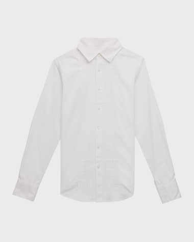 Appaman Boy's Tuxedo Pleated Shirt, Size 3-14