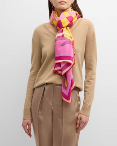 CASHMERE-SILK REVERSIBLE VEST: PINK - RANI ARABELLA