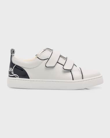 Christian Louboutin Kid's Funnyto Logo Heel Cap Sneakers, Toddler/Kids