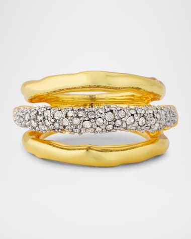 Alexis Bittar Solanales Crystal Orbiting Ring