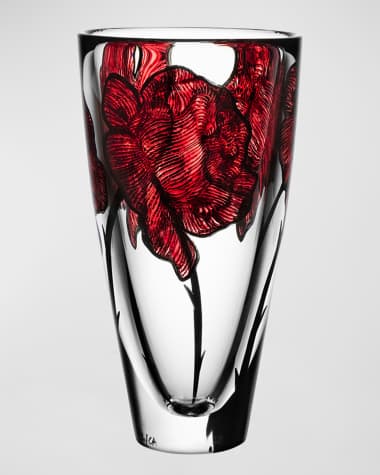 Kosta Boda Tattoo Vase, 10"