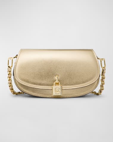 MICHAEL Michael Kors Small East-West Metallic Chain Shoulder Bag