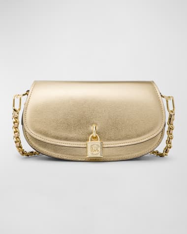 MICHAEL Michael Kors Small East-West Metallic Chain Shoulder Bag