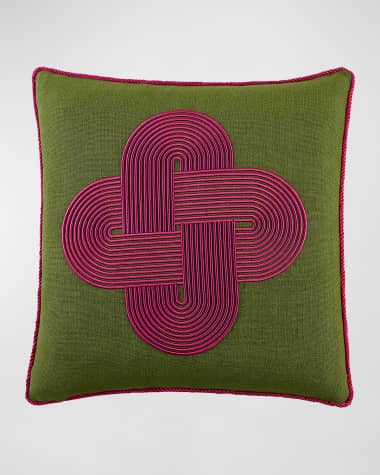 Jonathan Adler Pompidou Plus Pillow, 18" Square